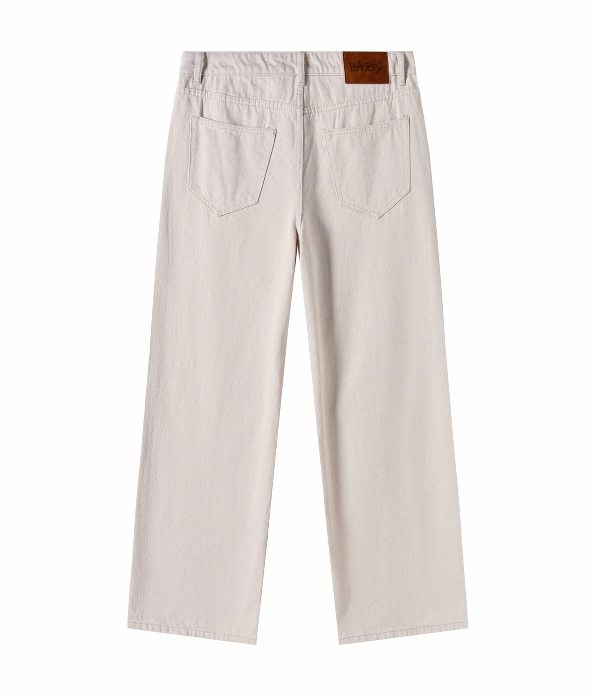 Sand Wide-Leg Denim