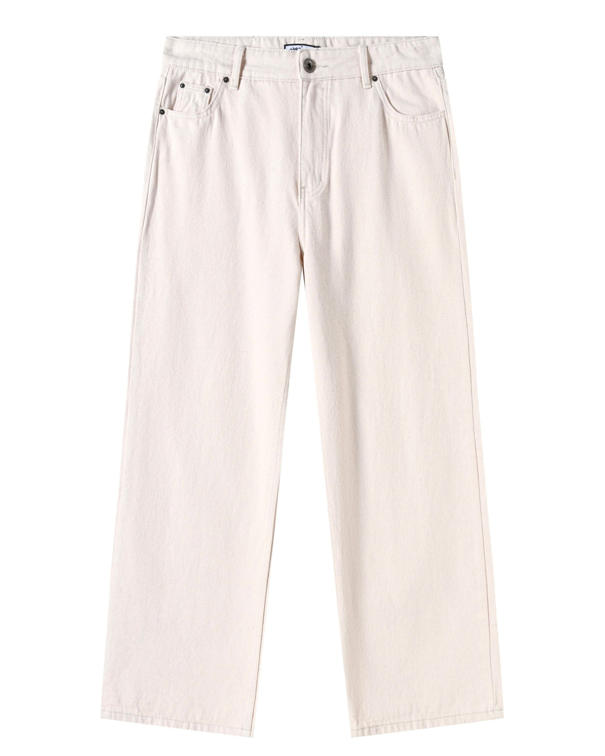 Sand Wide-Leg Denim