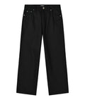 Black Wide-Leg Denim