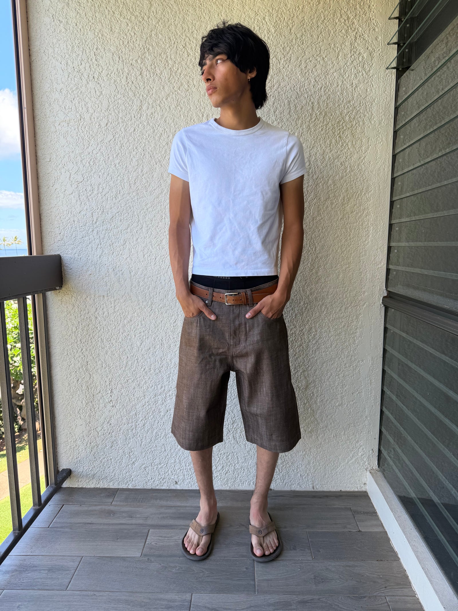 Brown Selvedge Jorts