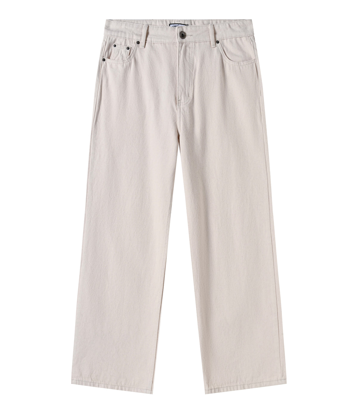 Sand Wide-Leg Denim