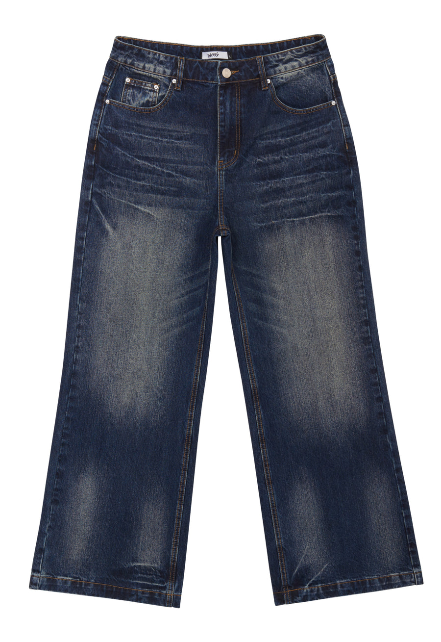 Dark Blue Bootcut Denim