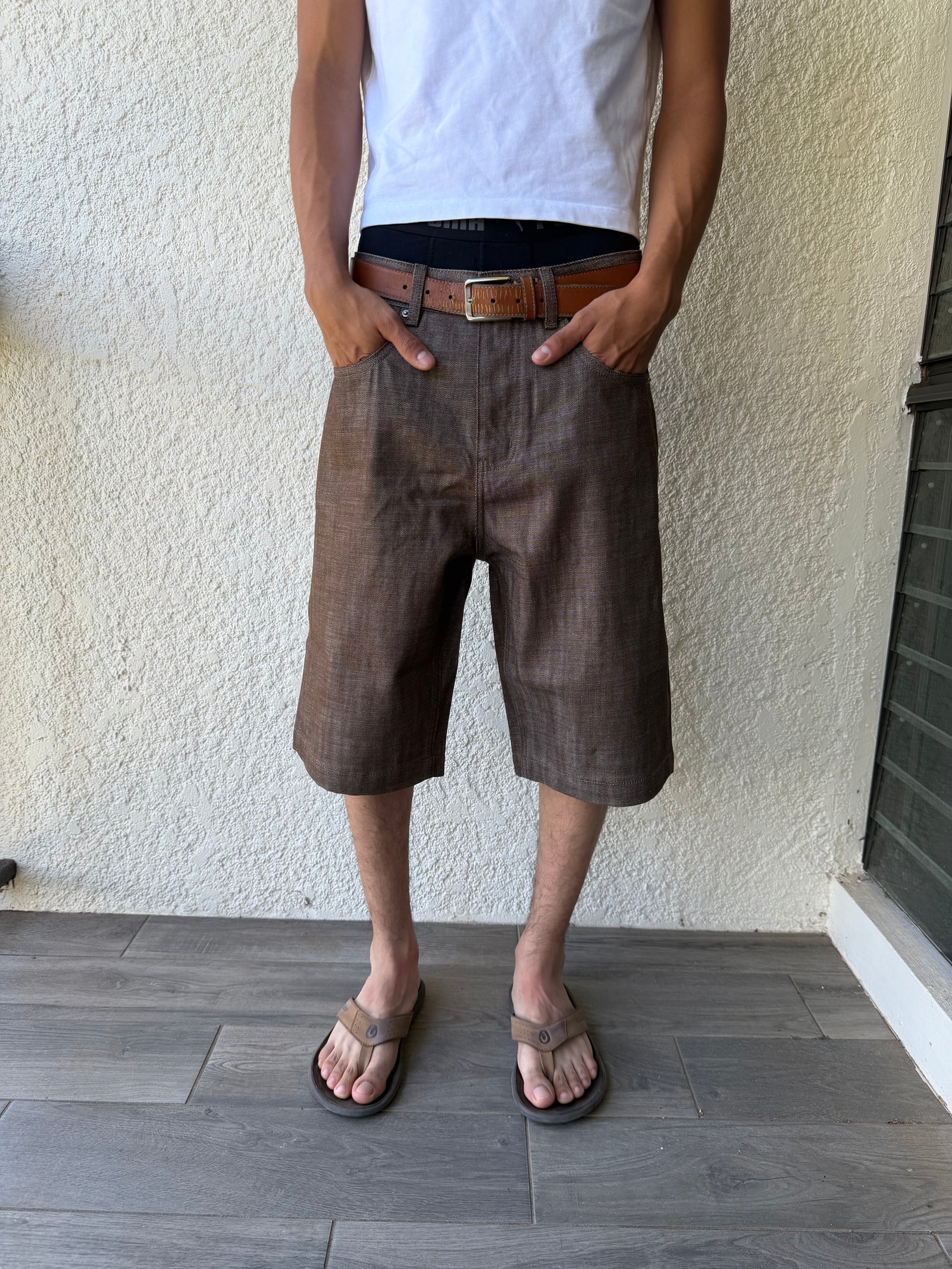 Brown Selvedge Jorts