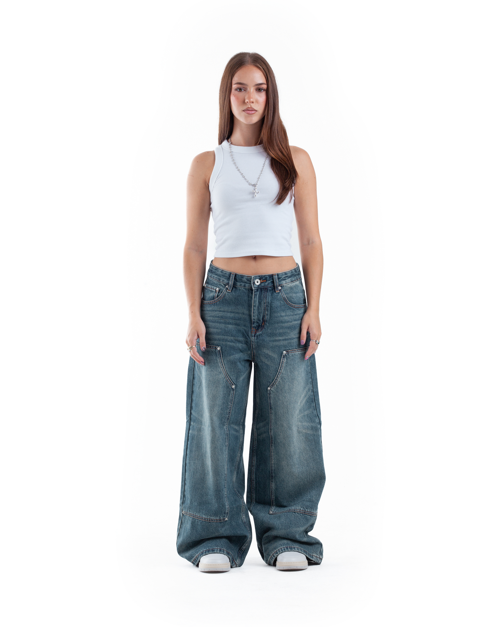 Blue Double Knee Denim