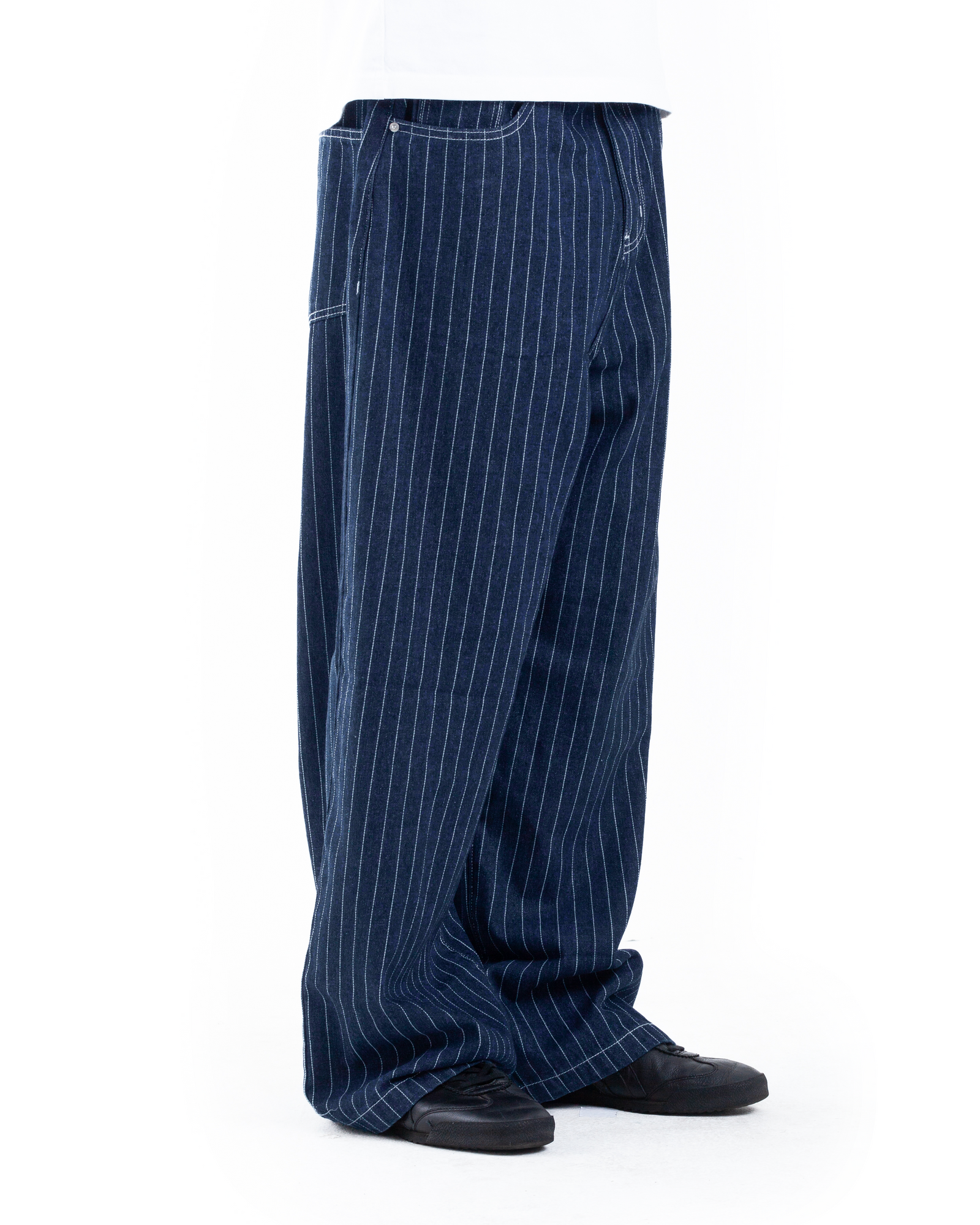 Blue Pintstripe Denim
