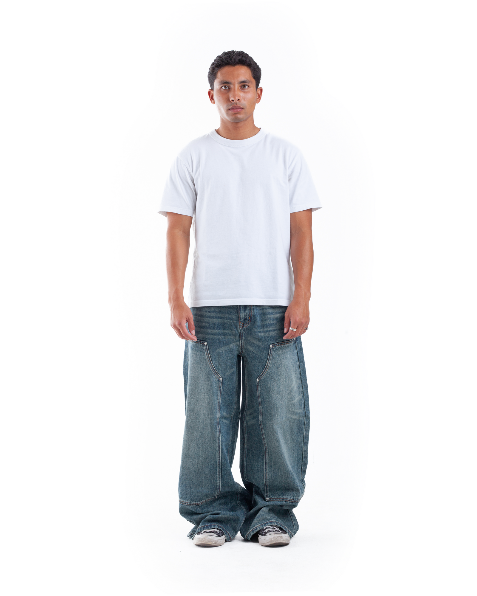 Blue Double Knee Denim