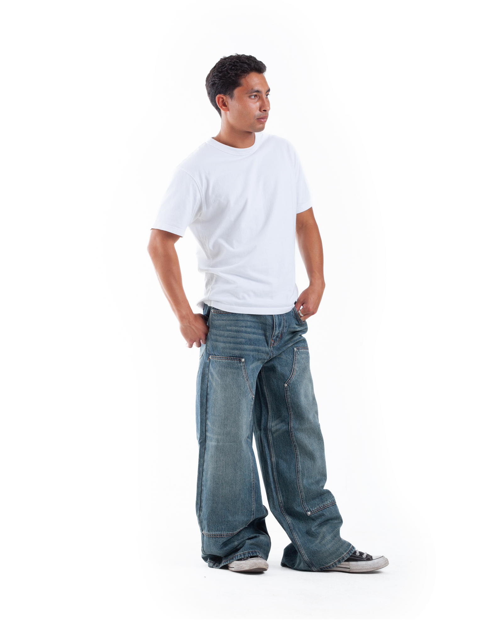 Blue Double Knee Denim