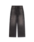 Black Paint Splatter Denim