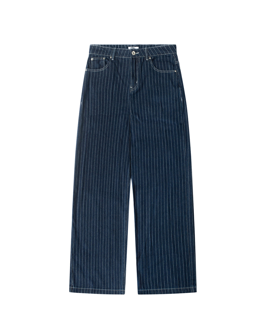 Blue Pintstripe Denim