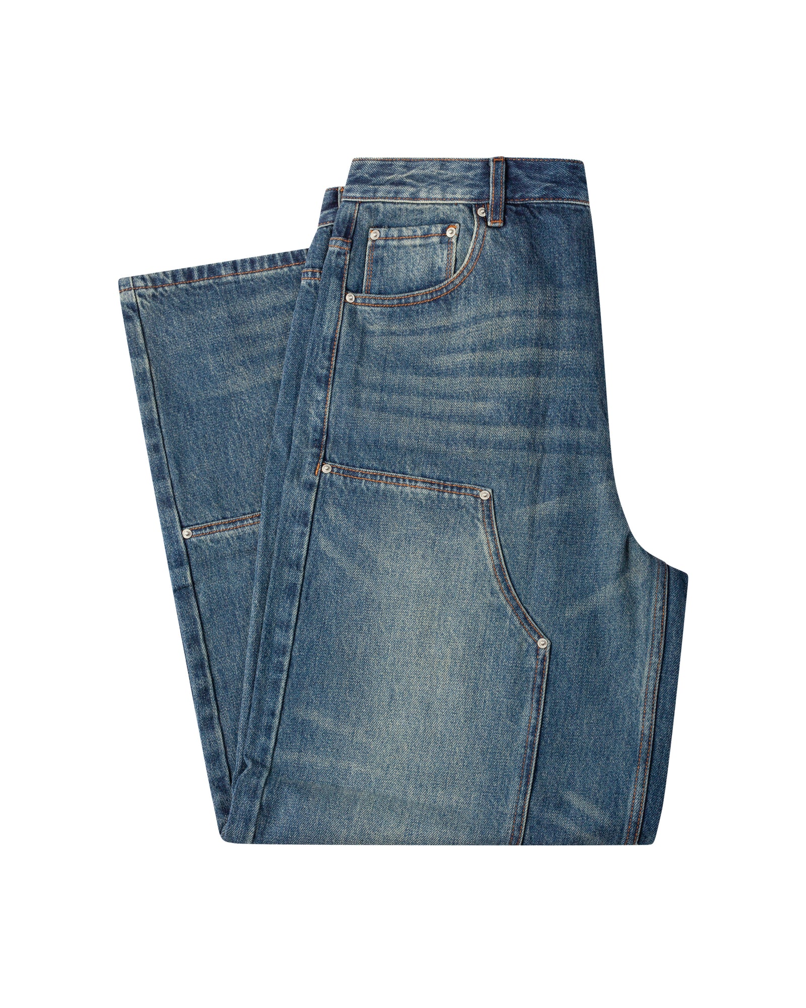 Blue Double Knee Denim