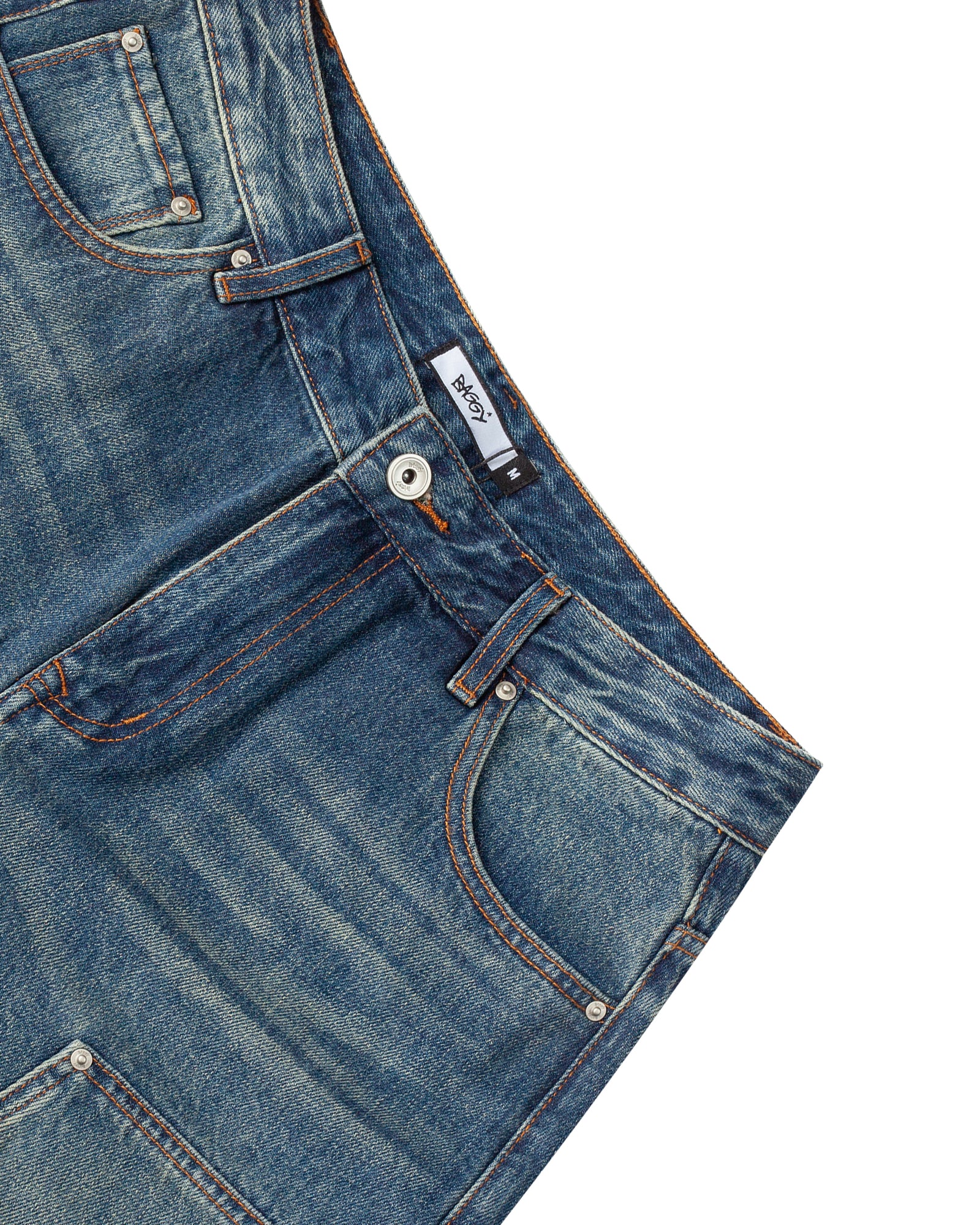 Blue Double Knee Denim