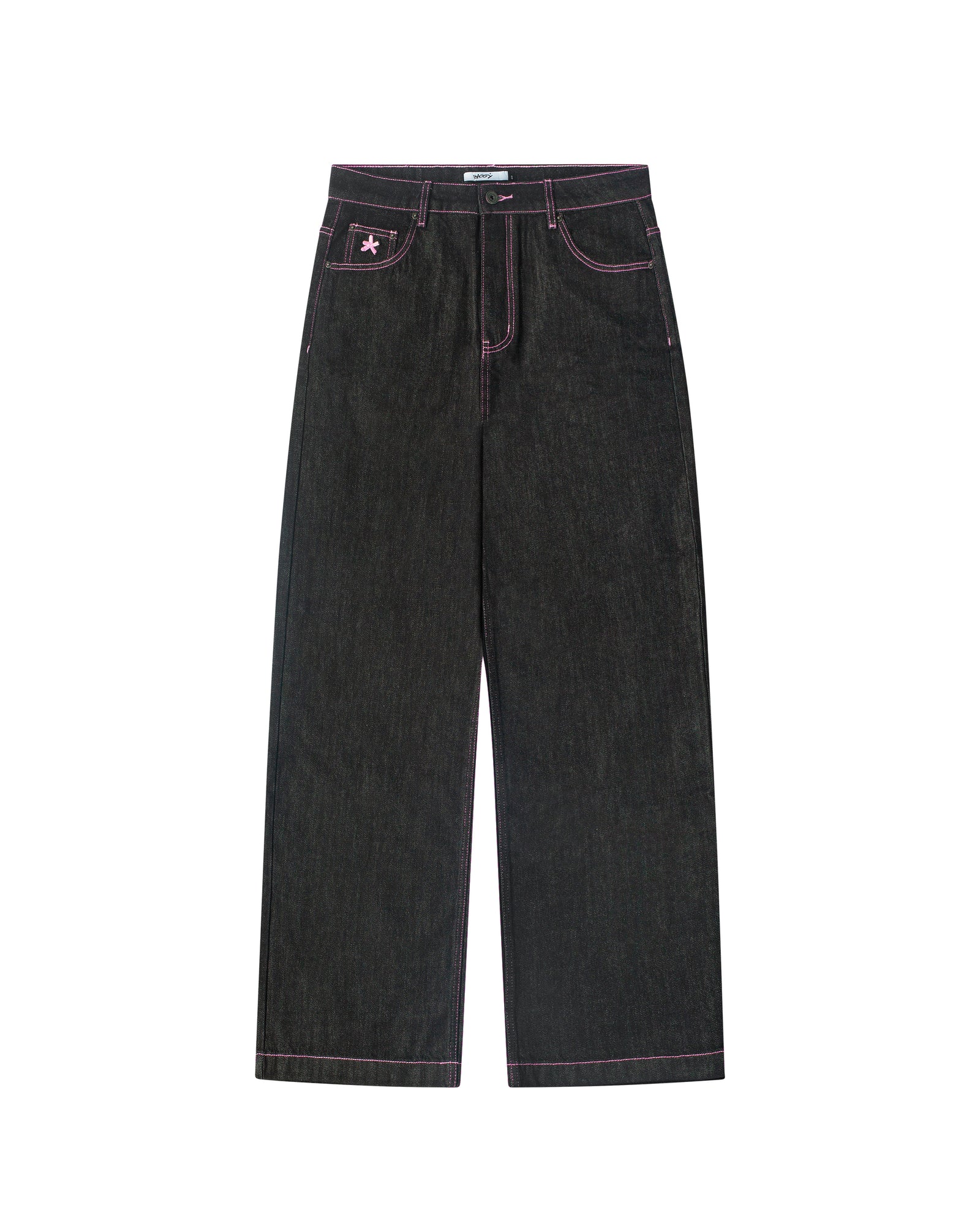 Raw Denim W/ Pink Stitching