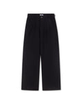 Black Pleated Denim