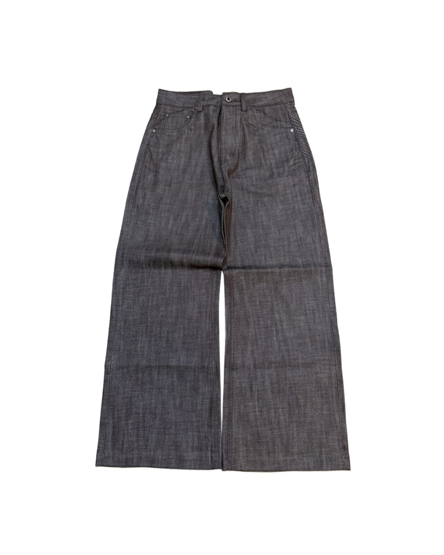 Dark Brown Bootcut Selvedge Denim