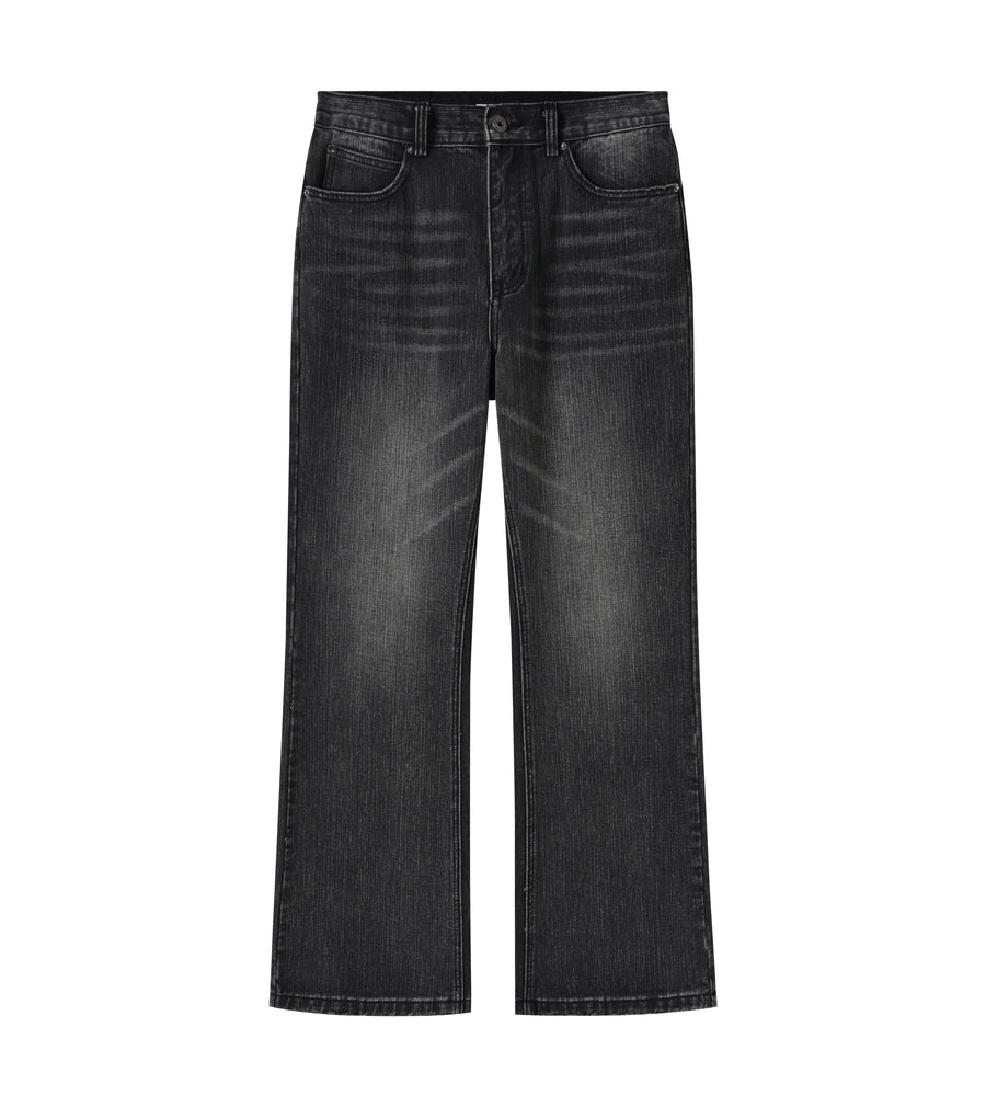 Imprint Black Slub Bootcut Denim product photo
