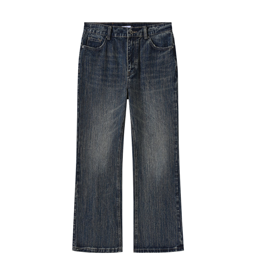 Imprint Blue Slub Bootcut Denim product photo