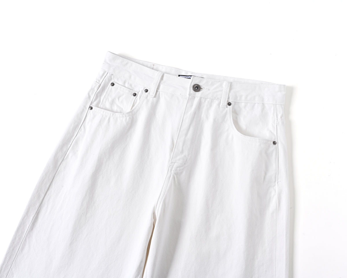 White Bootcut Selvedge Denim product photo