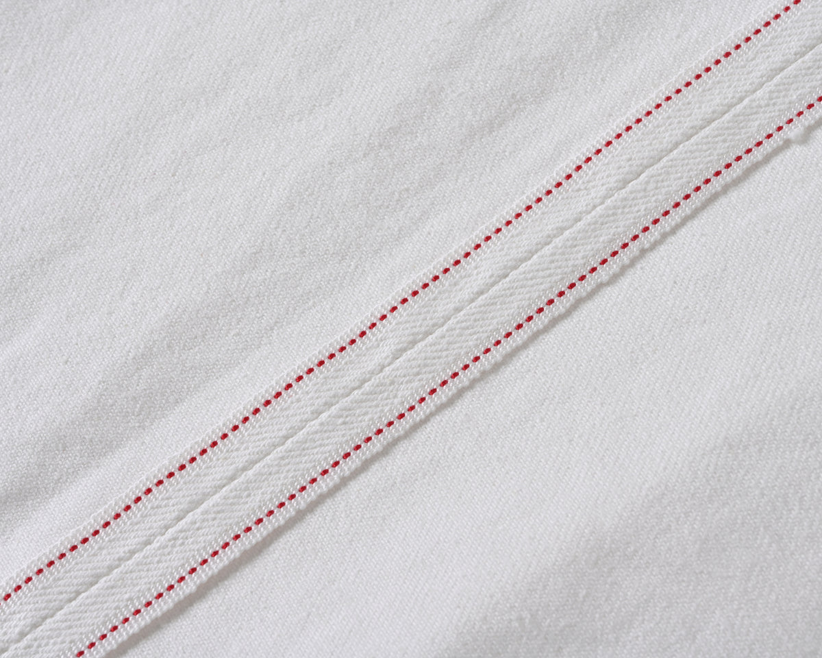 White Bootcut Selvedge Denim product photo