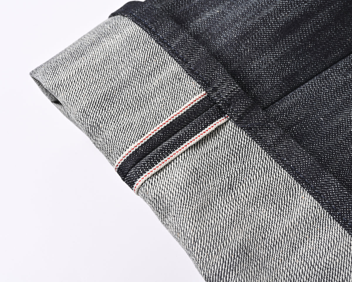 Black Wide Leg Selvedge 19OZ DSC_1121