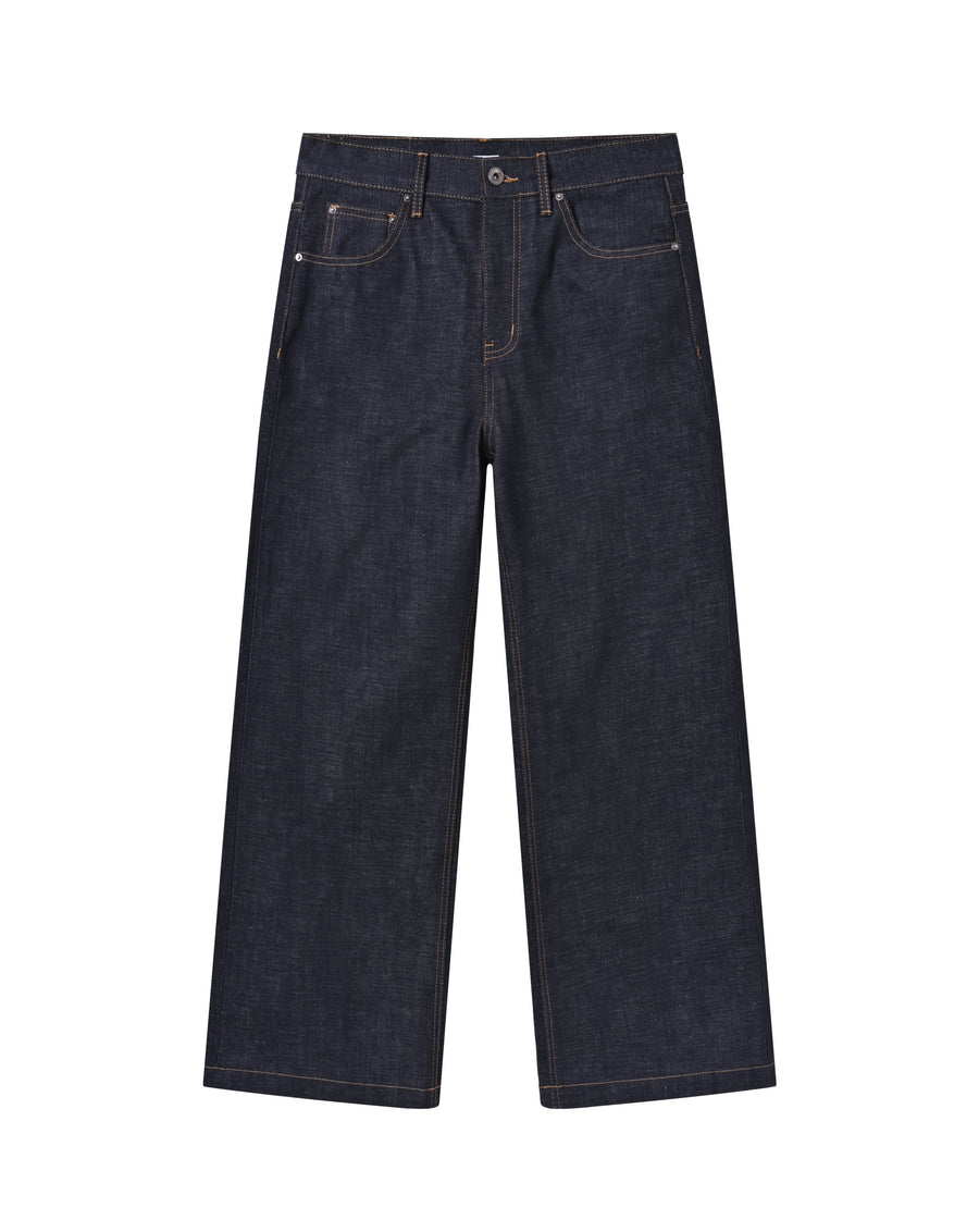 Blue Wide Leg Selvedge 21OZ DSC_1073