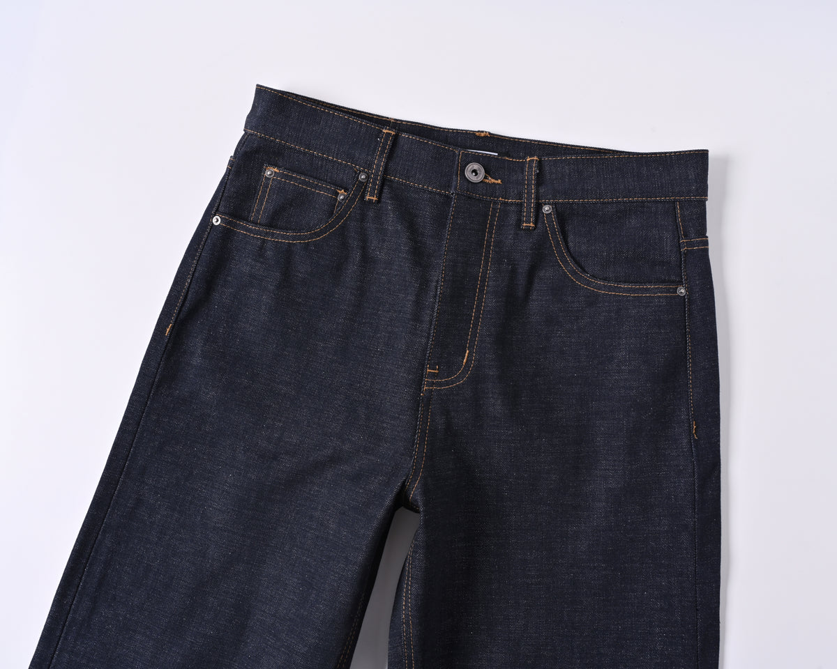 Blue Wide Leg Selvedge 21OZ DSC_1093