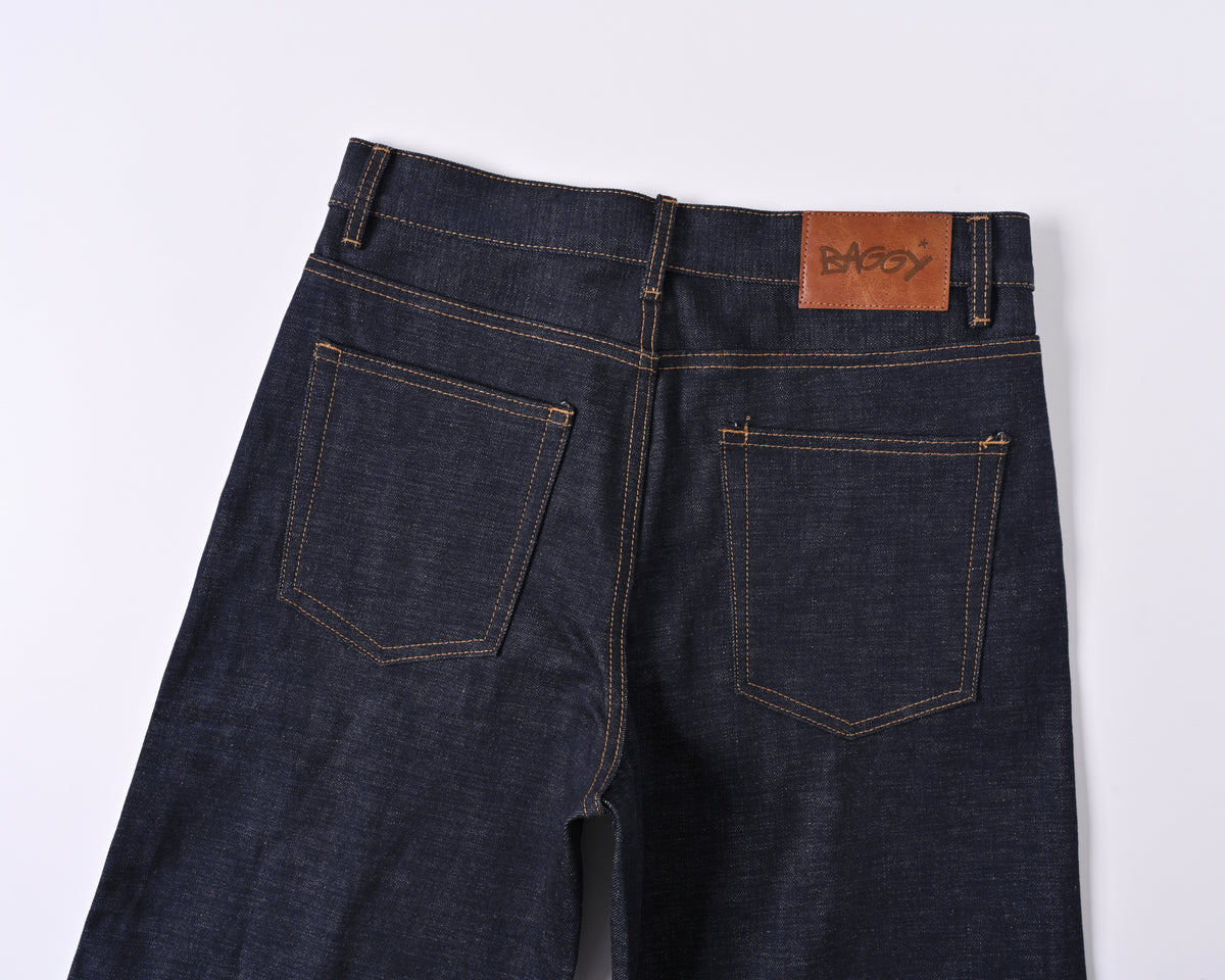 Blue Wide Leg Selvedge 21OZ DSC_1094
