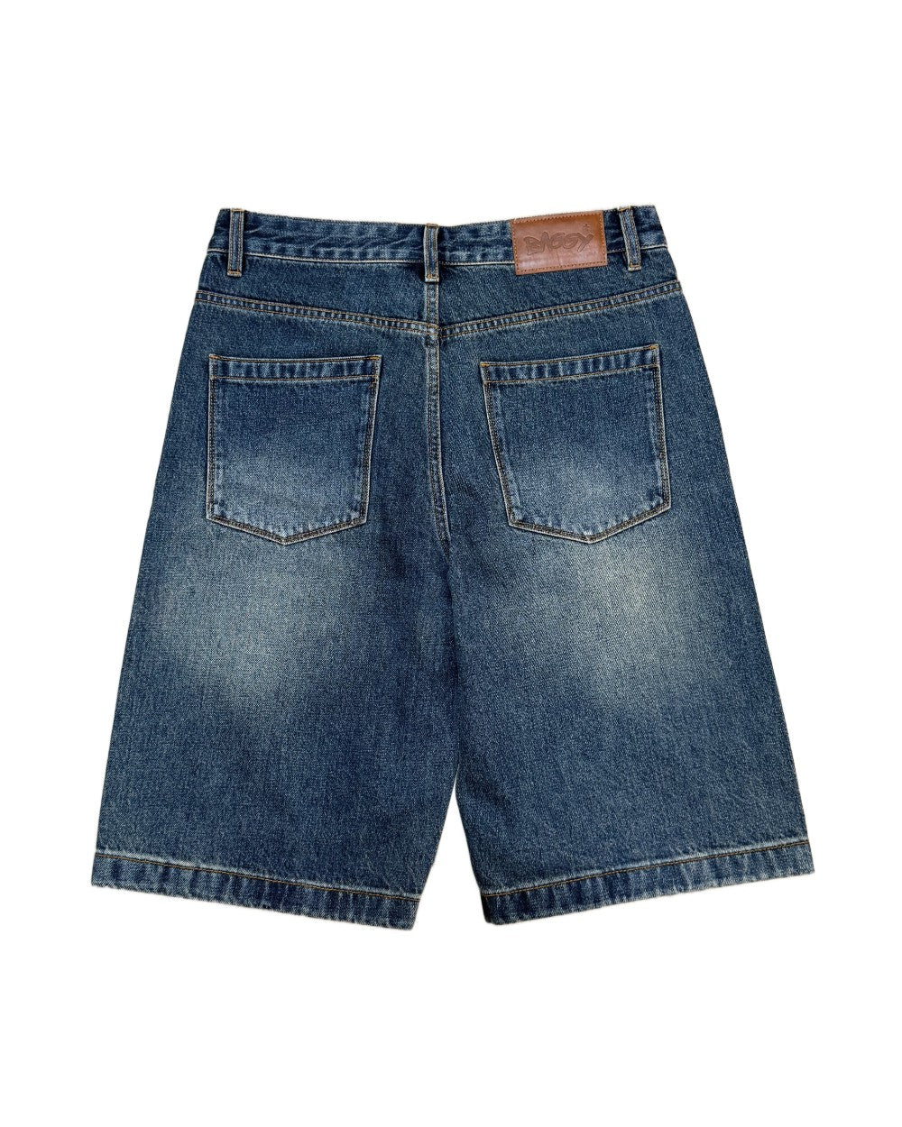 Blue Double Knee Jorts