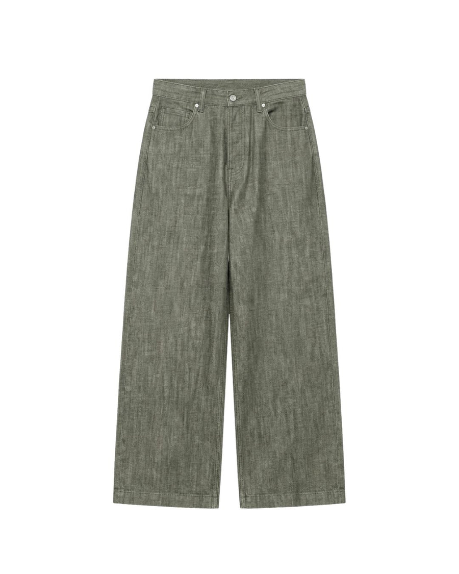 Green Selvedge Denim